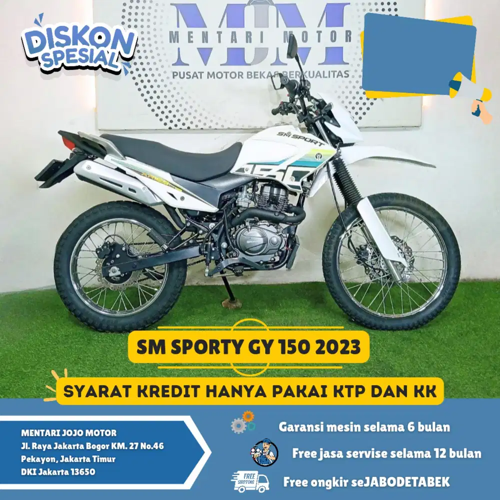 SM SPORT 150 ARIES 2023 PAJAK HIDUP KM RENDAH SIAP PAKAI