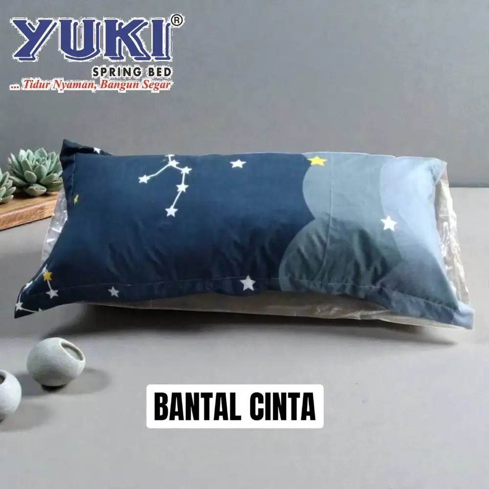 Bantal Cinta Silicone + Sarung Kualitas Super
