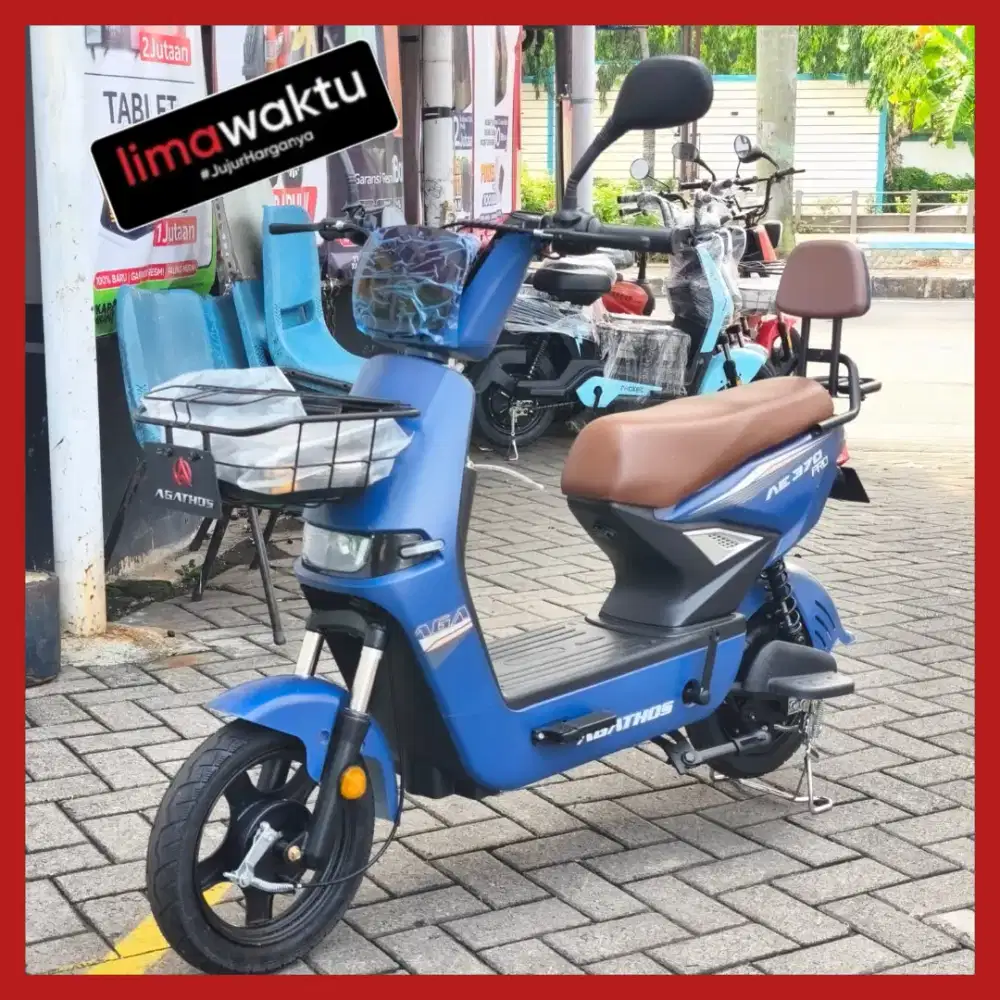 SEPEDA LISTRIK AGATHOS CICILAN TANPA DP CUKUP PAKAI KTP