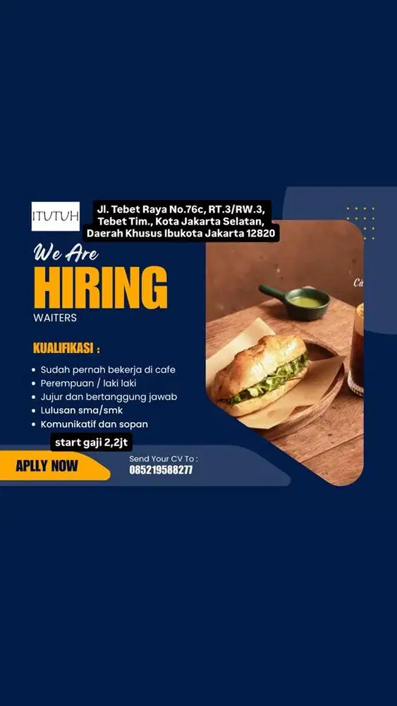 Waiters berpengalaman