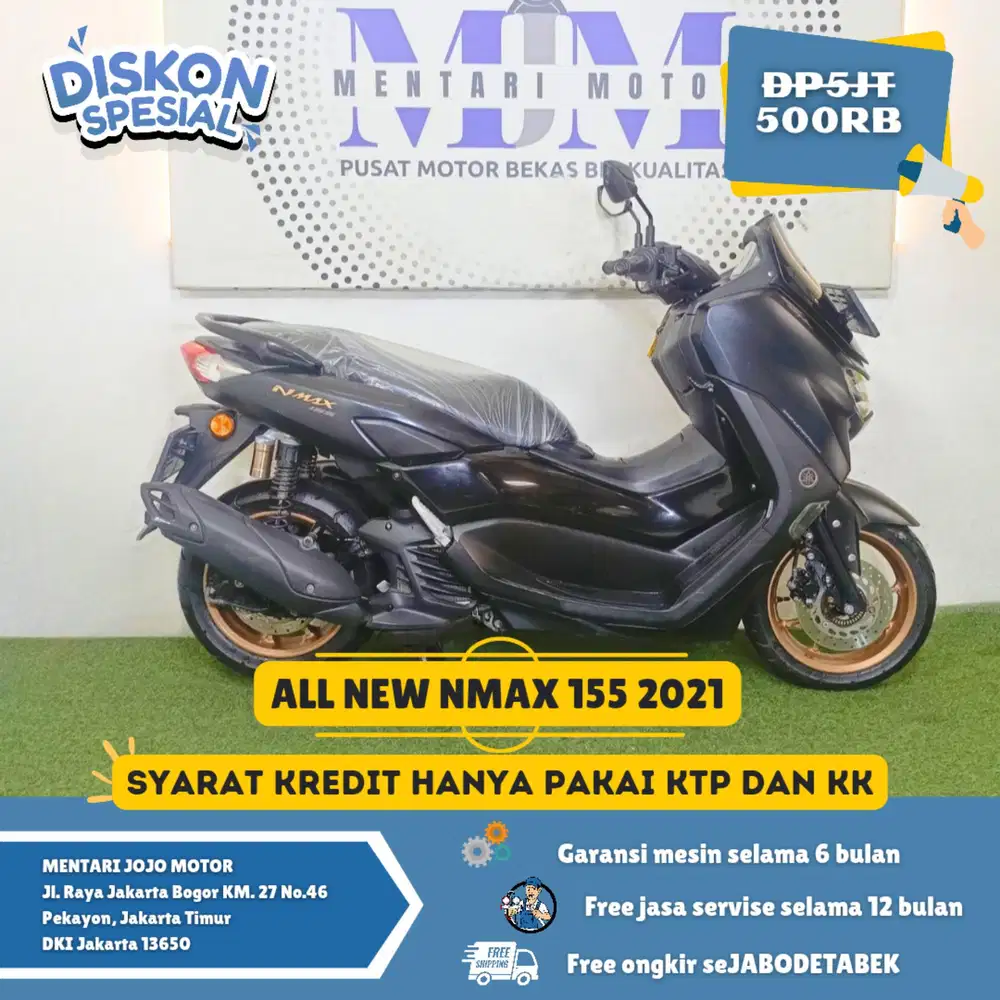 ALL NEW NMAX 2021 GAS DP 500K SYARAT MUDAH KTP KK! MENTARI JOJO MOTOR