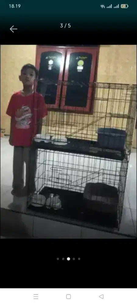 Kandang ukuran panjang 75