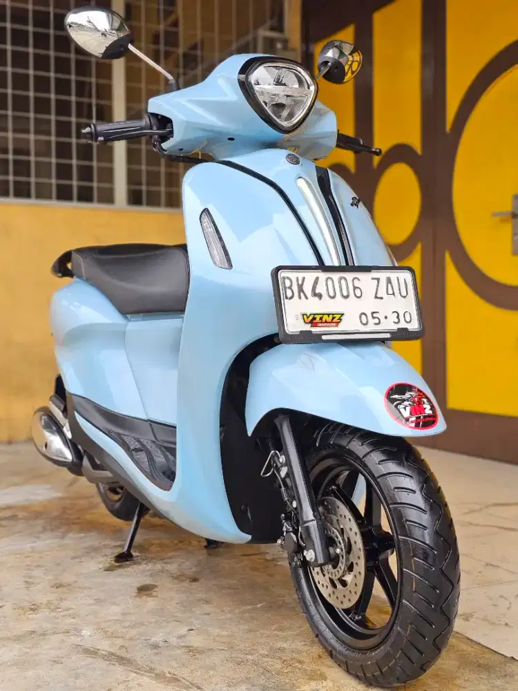 Yamaha Filano / Filano 125 Hybrid 2025, Warna Blue Premium Metalic.