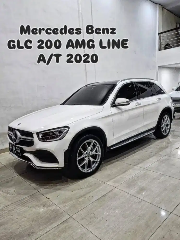 (TDP 156JT) GLC 200 AMG LINE A/T 2020 / 2021 mercedes benz putih x3