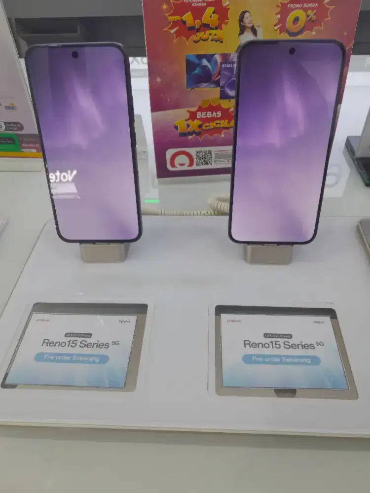 Yuks ikutan po oppo reno 15, bisa kredit 0%, tanda dp tanpa ribet