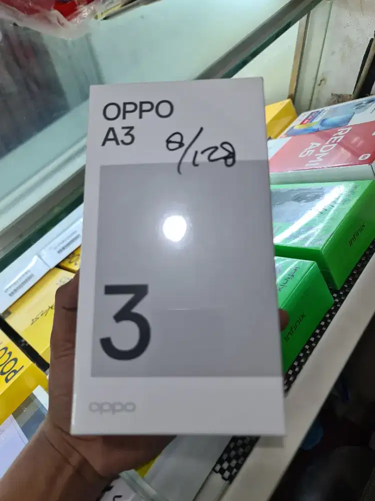 New oppo A3 ram8/128 garansi resmi 1 tahun