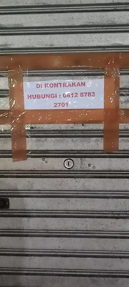 KONTRAKAN KIOS / LAPAK JUALAN (TAHUNAN/ 6BULAN)