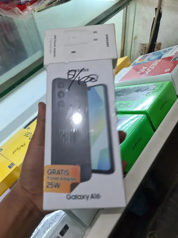 New samsunh galaxy A16 ram8/128 garansi resmi 1 tahun