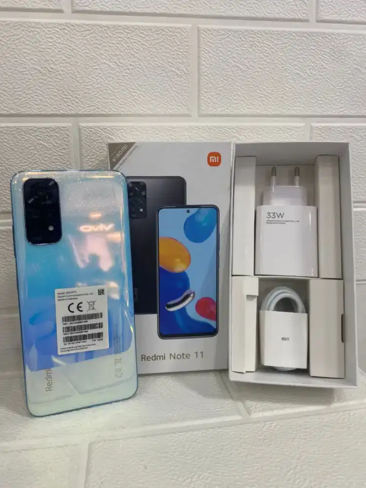Redmi note 11 6/128 full set mi turbo 33w full set