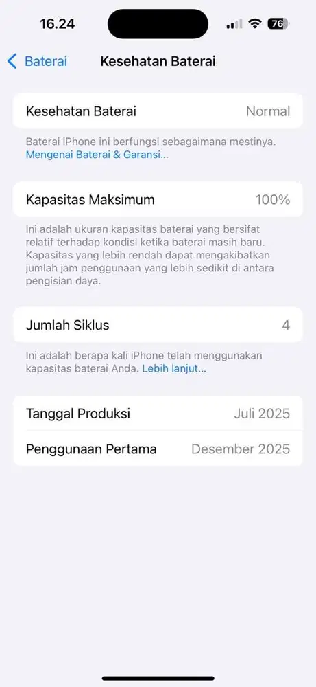 iphone 15 ibox hitam like new bh 100%