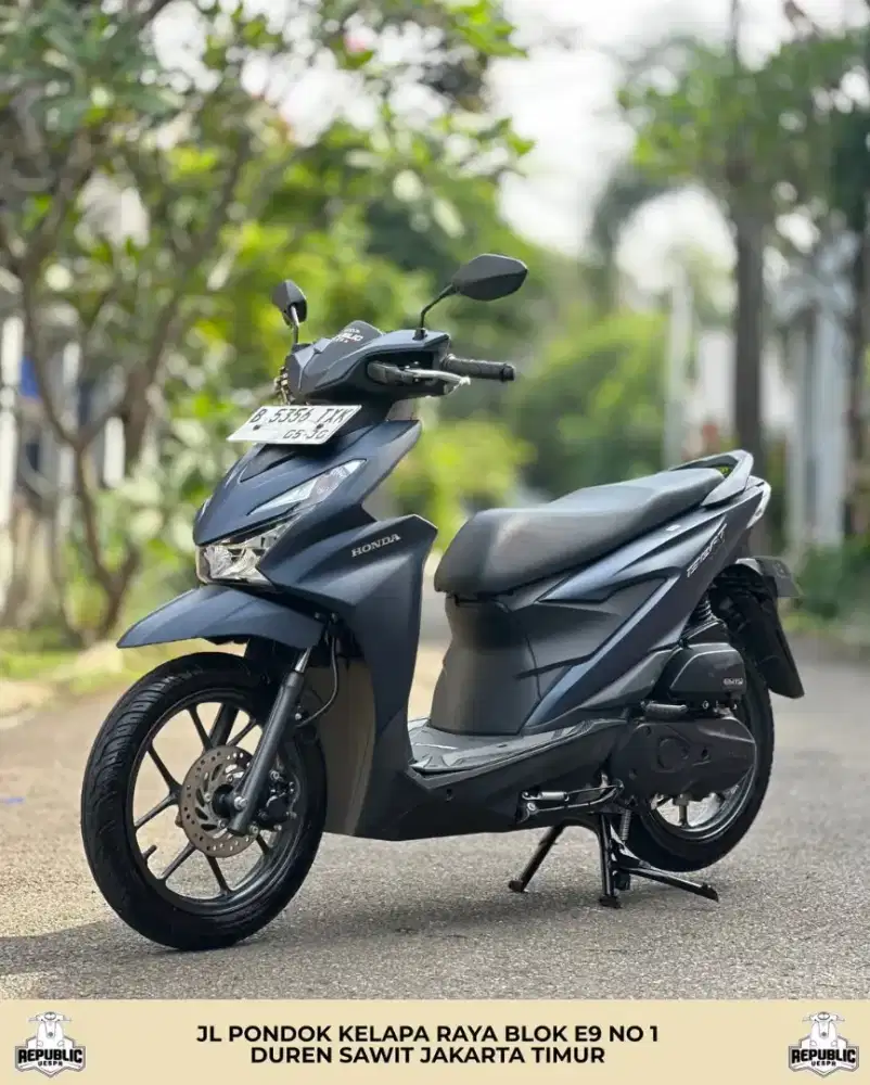 JUAL CEPAT HONDA BEAT KEYLESS 110CC CBS ISS THN 2025 LIKE NEW