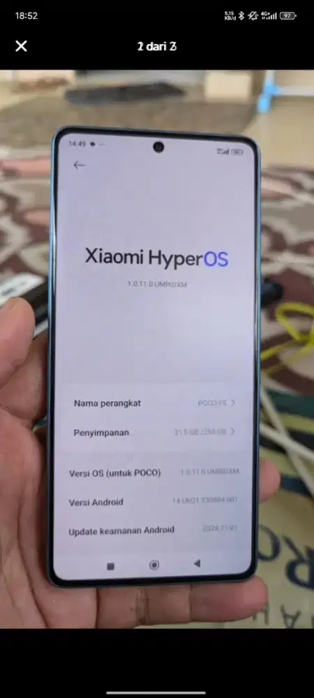 Poco F5 8/256gb Dijual Cepat!