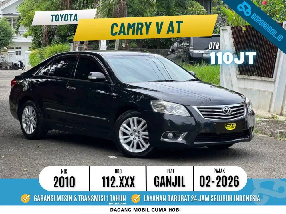 TOYOTA CAMRY V 2.4 AT 2010 HITAM PAJAK ON ISTIMEWA