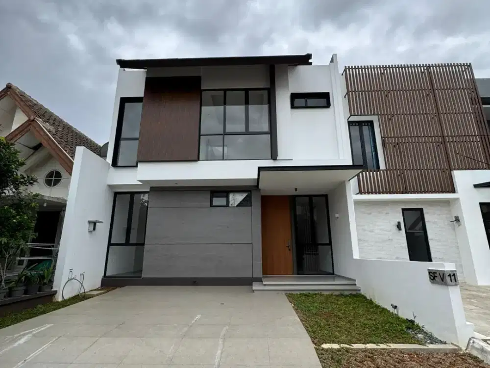DIJUAL BRAND  NEW Rumah Sutera Flamboyan Alam Sutera MODERN MINIMALIS