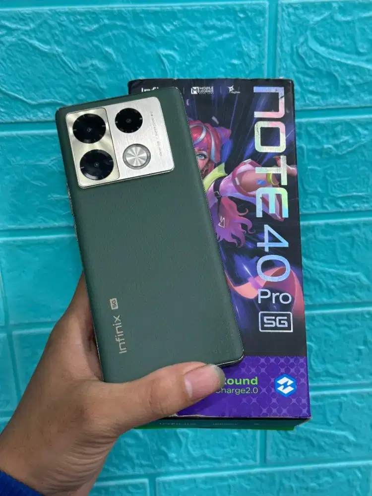 Second Infinix note 40 pro 5g 8/256 Fullset Original