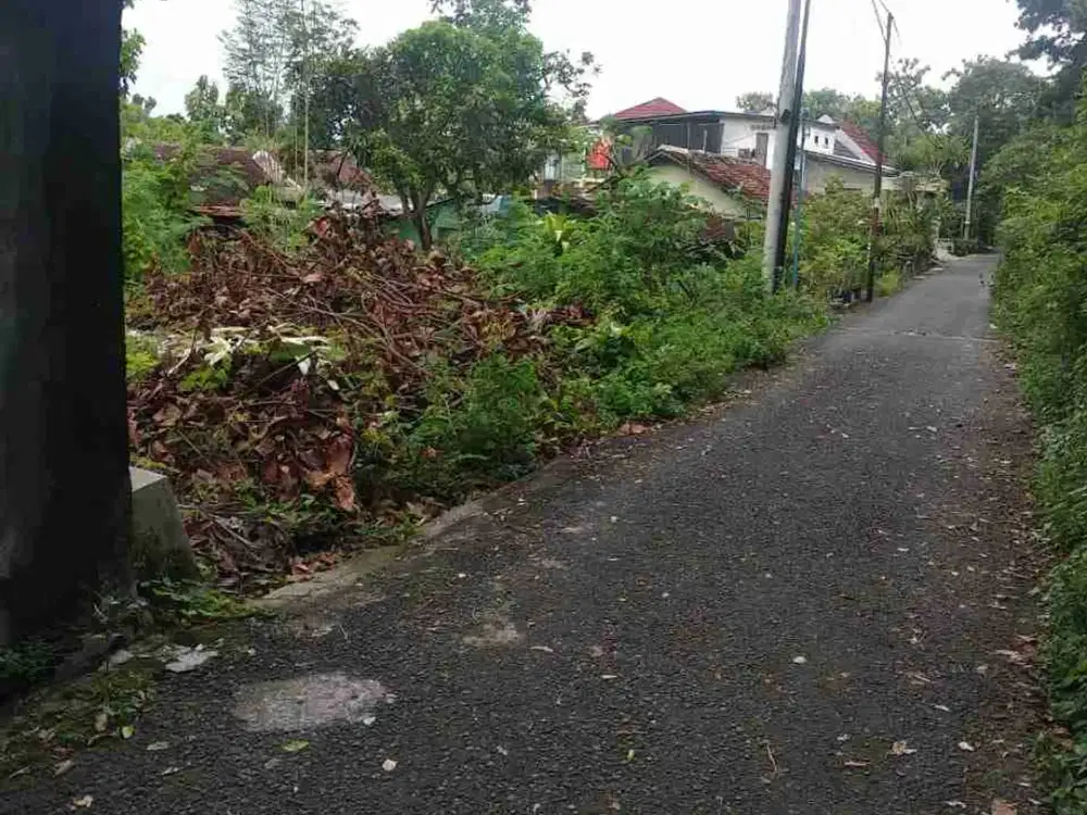 DIJUAL TANAH STRATEGIS TIMUR LAMPANGAN KASIHAN TEPI JLN ASPAL