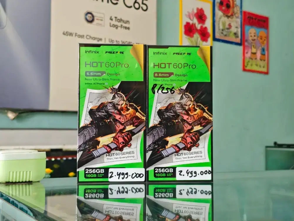 INFINIX HOT 60 PRO 8/256 NEW SEGEL PROMO TERMURAH