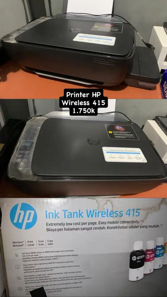 Printer Hp Ink Tank Wireless 415