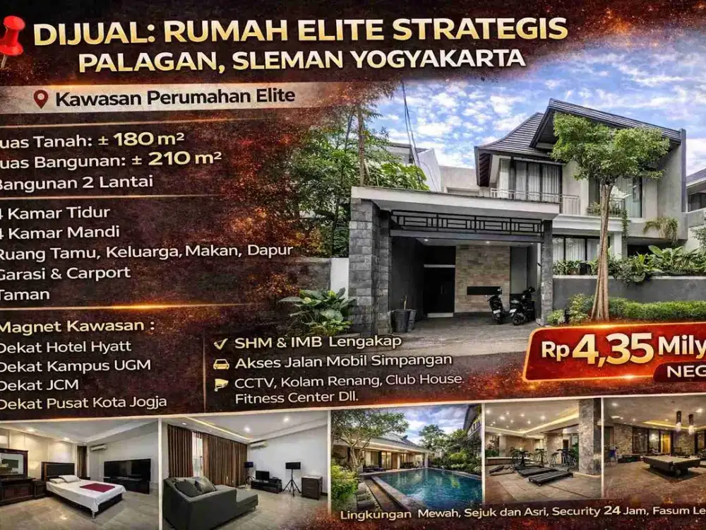 ‼️ RUMAH ELITE PALAGAN – UNIT TERBATAS, CEPAT TERJUAL