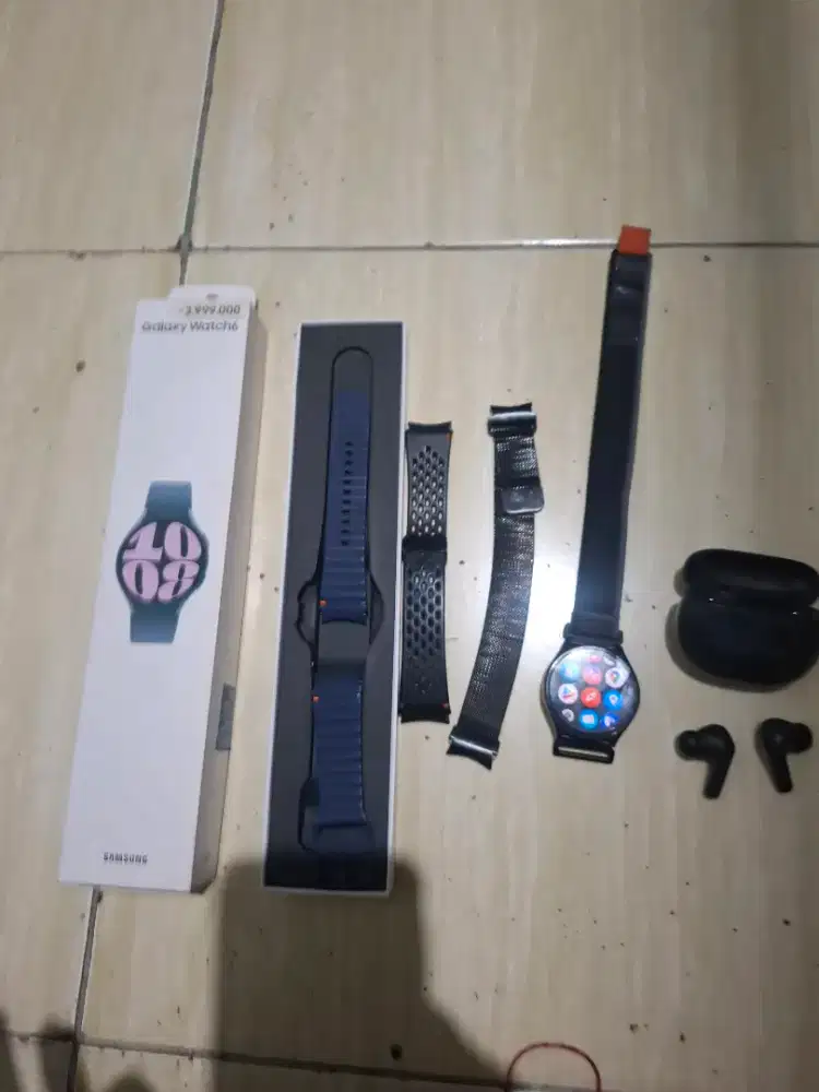 Jual samsung watch 6 dan headset redmi 4 activ