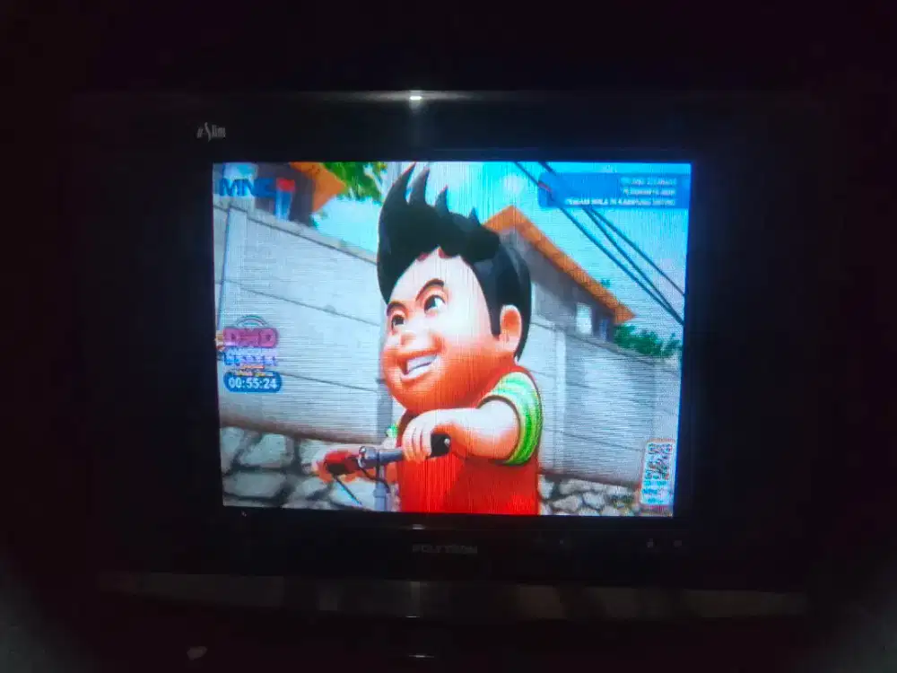 Tv tabung 21 in, merk polytron