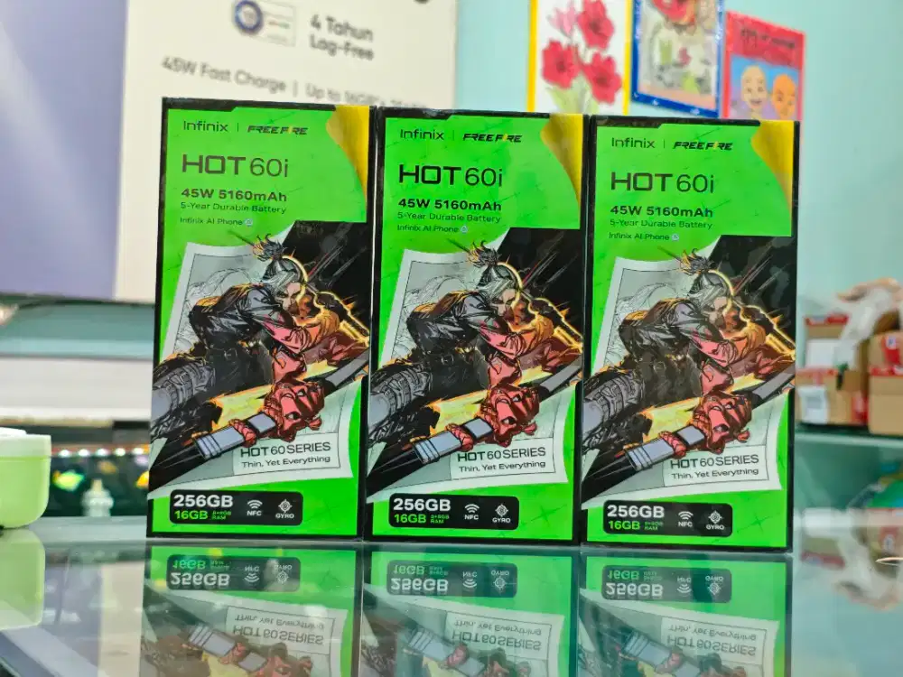 INFINIX HOT 60i 8/256 NEW SEGEL PROMO TERMURAH