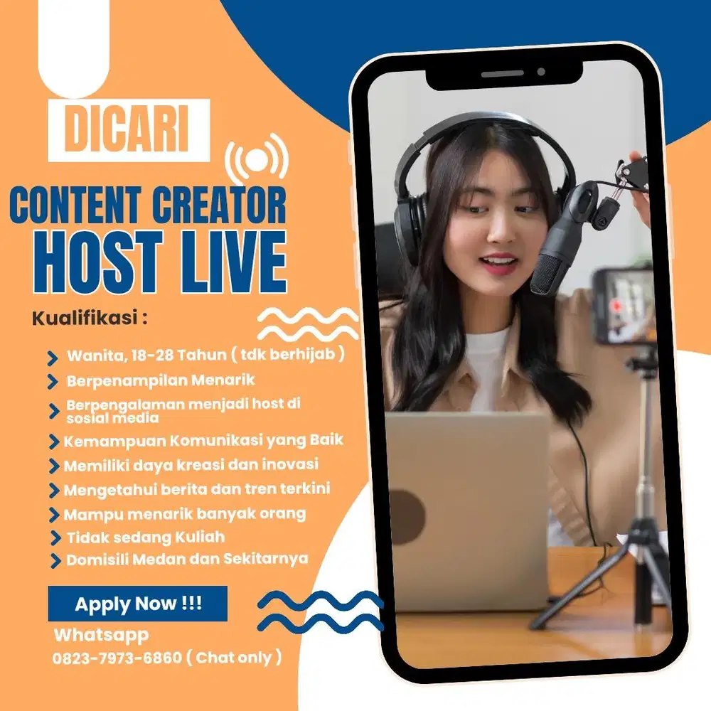 Loker Host Live Berpengalaman