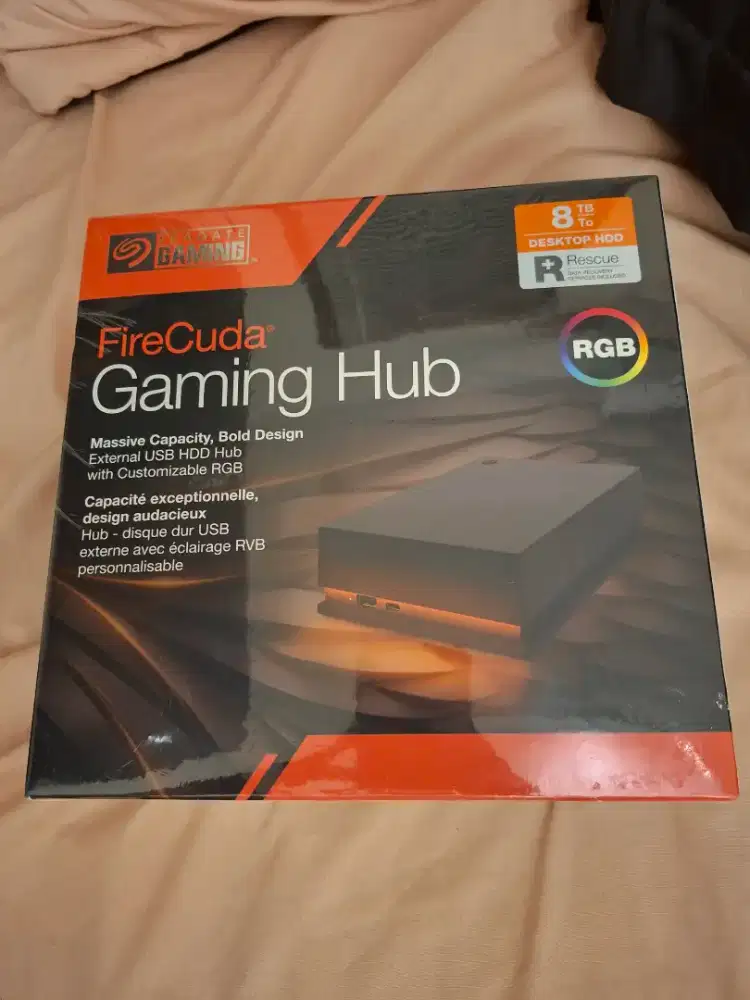 SEAGATE GAMING FireCuda Gaming Hub 8TB DESKTOP HDD BARU MASIH SEALED