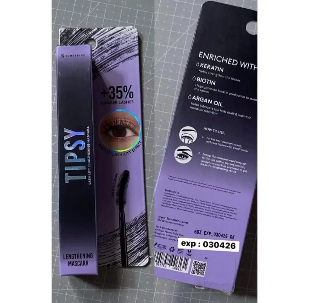 MASCARA TIPSY 3/4/26