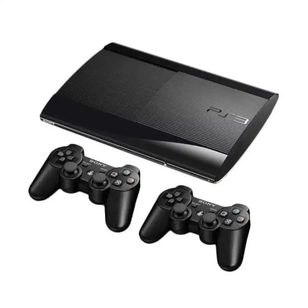 Dijual Sony PS3 Playstation 3 Super Slim Last Edition Full Game Hitam