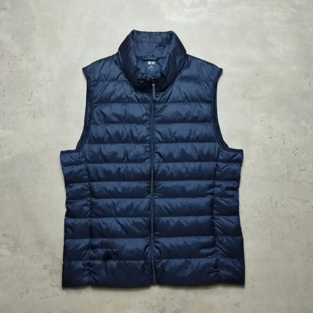 Vest bulang uniqlo navy