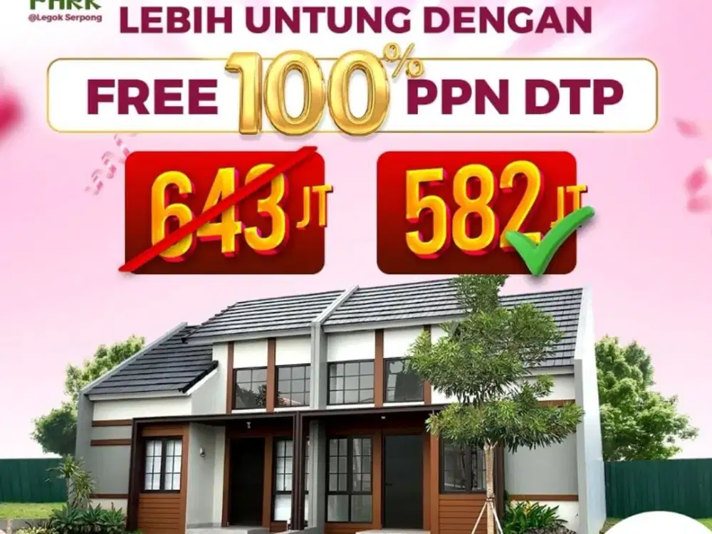 Free PPn Beli Rumah Langsung Untung at Kanapark Legok Tangerang