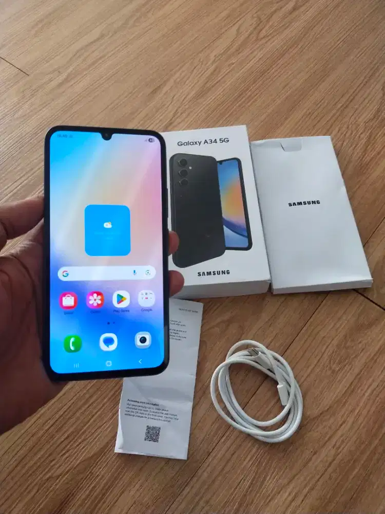 Samsung A34 5g 8/128 fullset bisa tt hp lain
