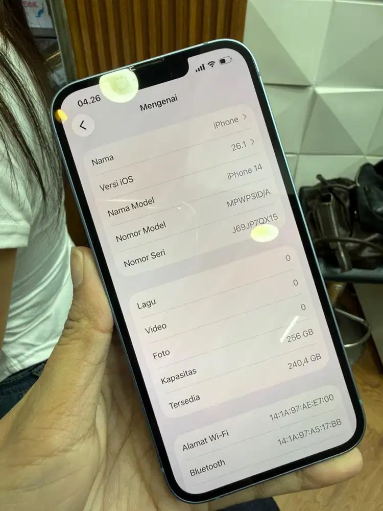 Iphone 14 256 garansi resmi indonesia