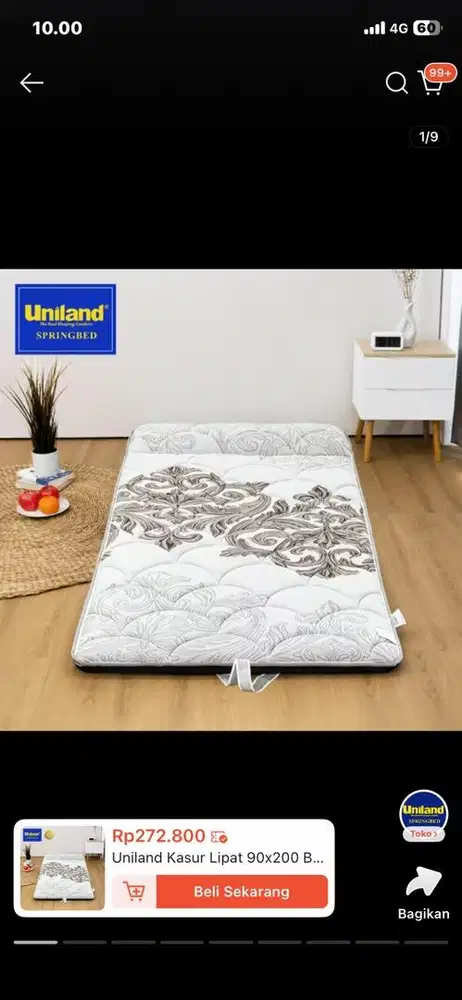 Jual Kasur Lipat Uniland 90x200