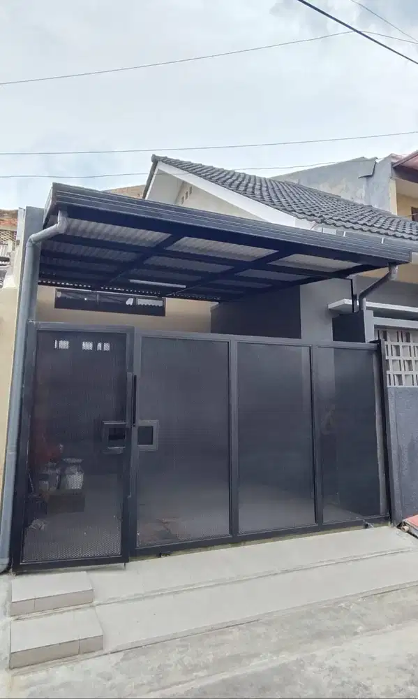 JUAL RUMAH SIAP HUNI, BANGUNAN GRESS CANTIK DI HARAPAN INDAH 1