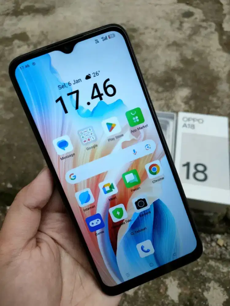 Oppo A18 ram 4+4/128 Fullset
