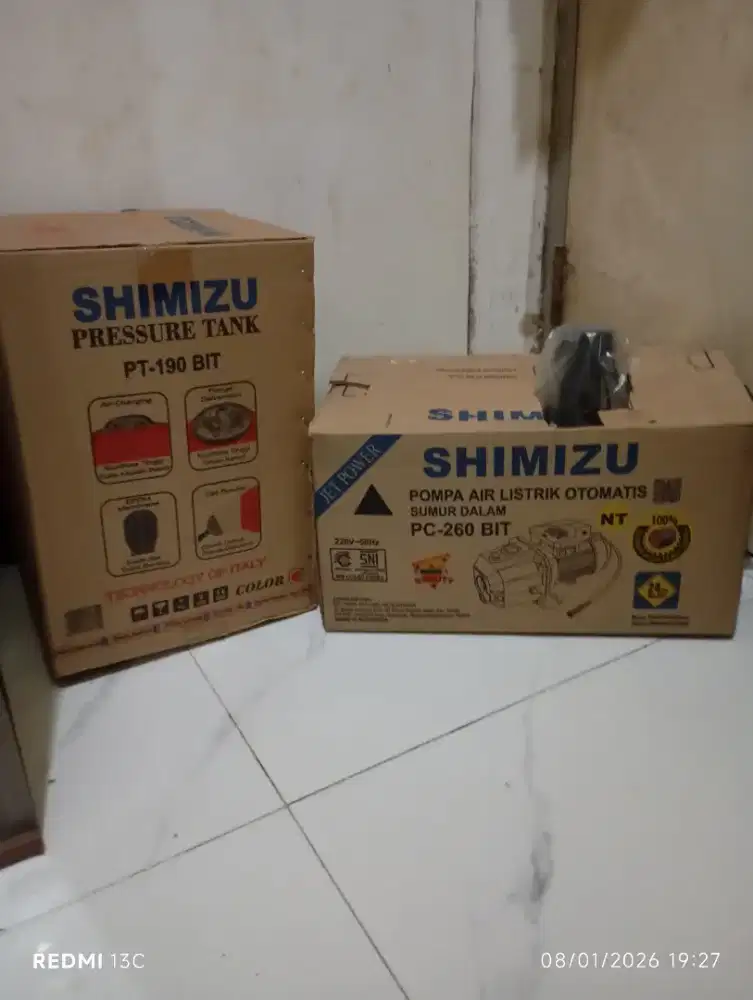 Mesin air Shimizu Jual edisi ngk jadi ngebor