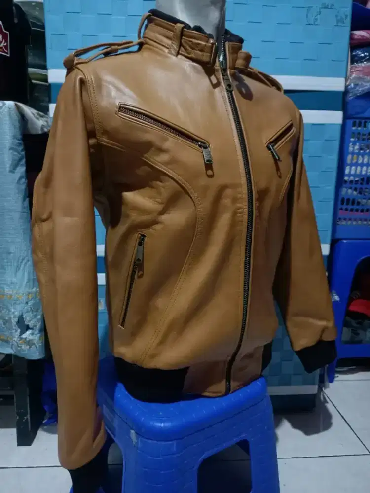 Jaket kulit domba super