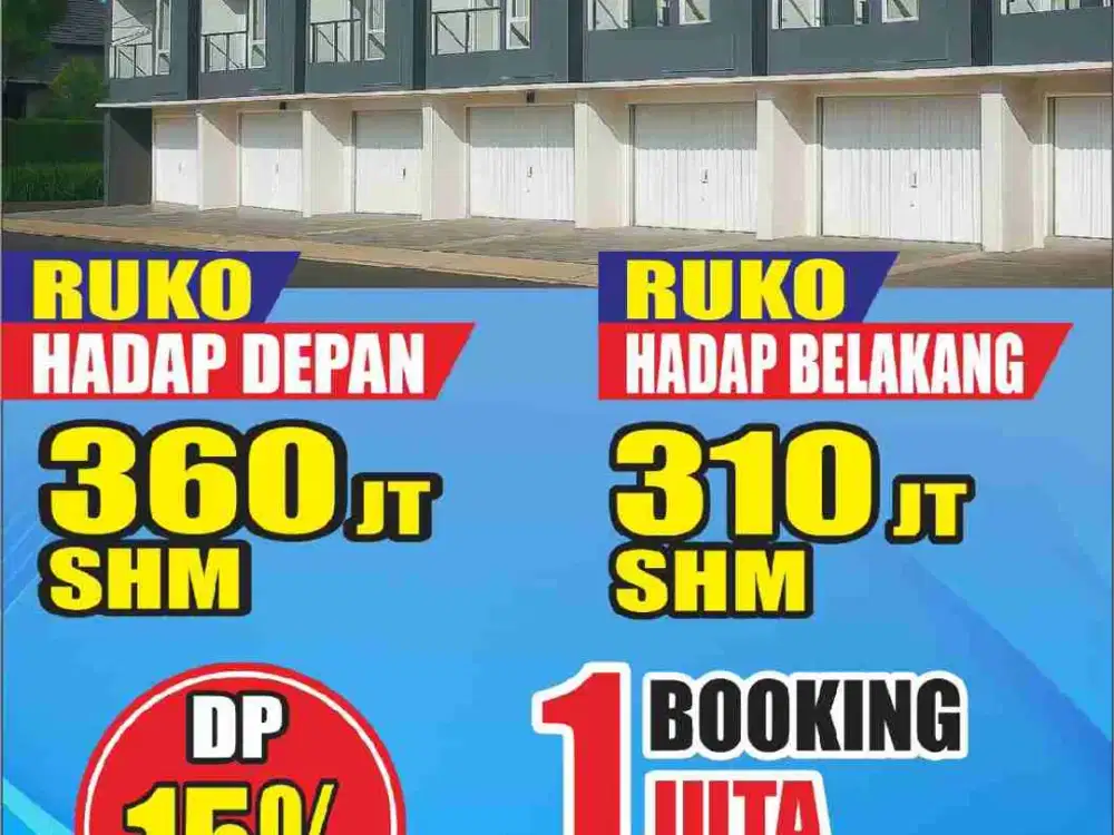 Dijual Ruko 2 lantai Harga Terjangkau di Perumahan Klapa Indah, Cileungsi, Bogor.