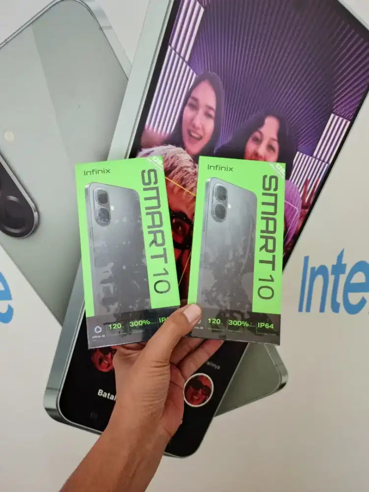 [ Fast respon wa ] Infinix Smart 10 4+4/128 Garansi resmi 1thn