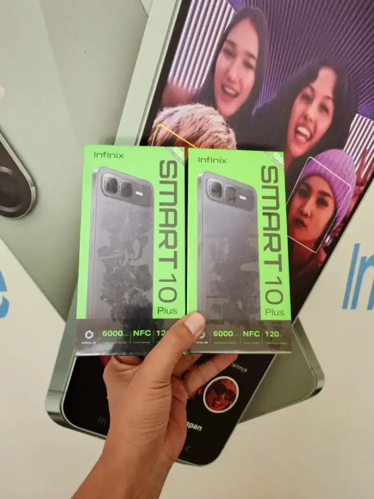 [ Fast respon wa ] Infinix Smart 10+ NFC 8+8/128 Garansi resmi 1thn
