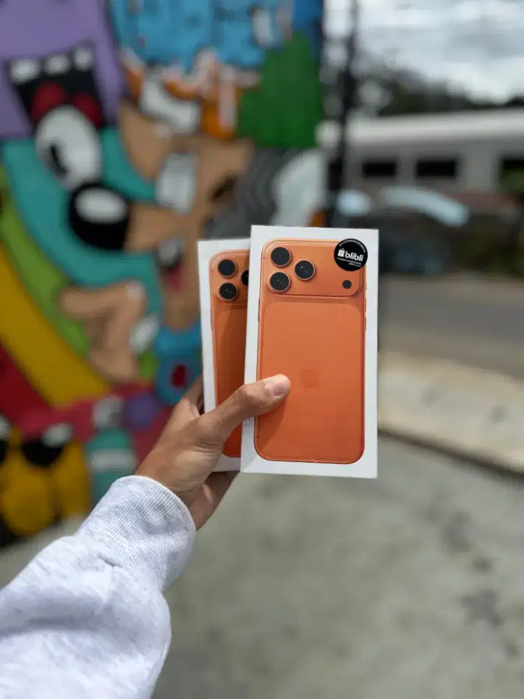 Iphone 17 Promax Cosmic Orange 1TB New Unit Ibox BNIB bisa dicicil.