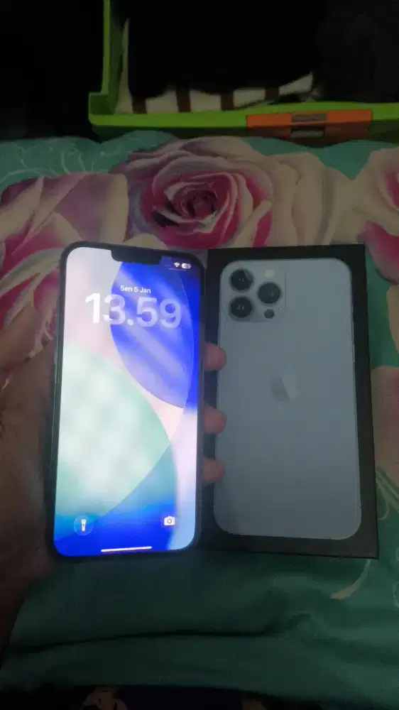 IPHONE 13 PROMAX 256GB RESMI BEACUKAI / IBOX