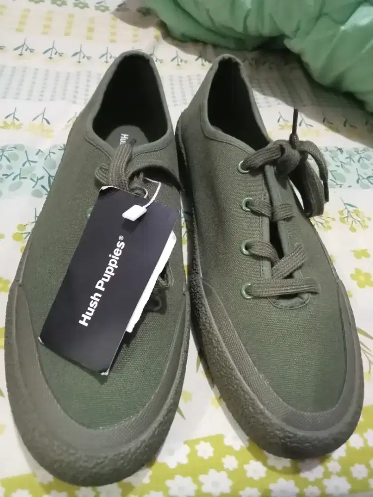 Sepatu Hush Pupies Hijau Original