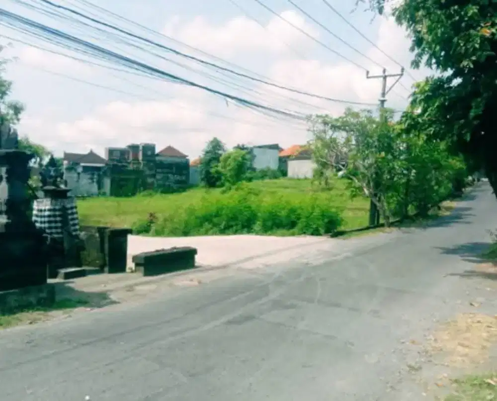 Buc tanah 260m2 sdh pondasi raya utama tunjung tutur peguyangan jl6mtr