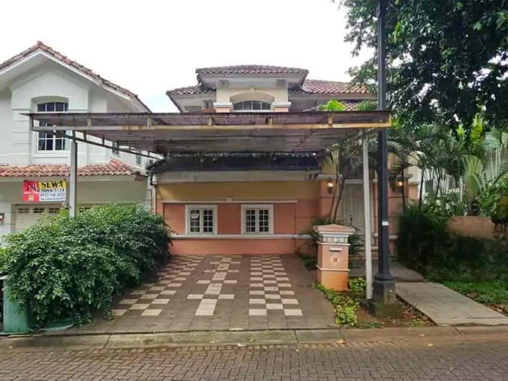 Dijual Rumah Dua Lantai Taman Mediteranian Lippo Karawaci Central