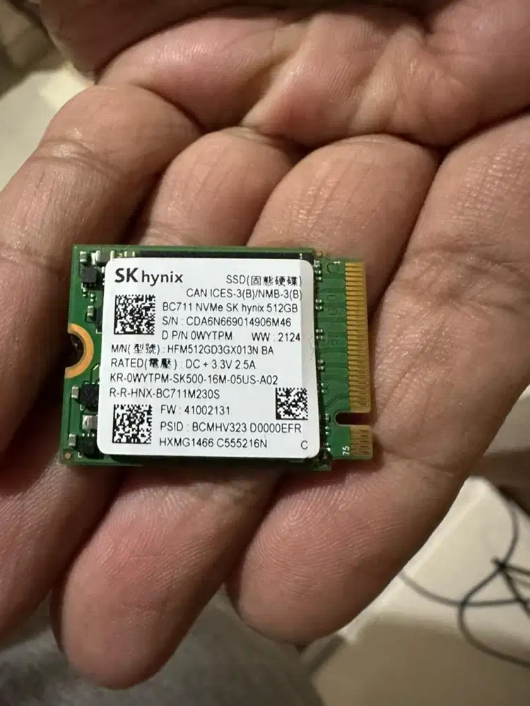 Ssd nvme pcie 512gb
