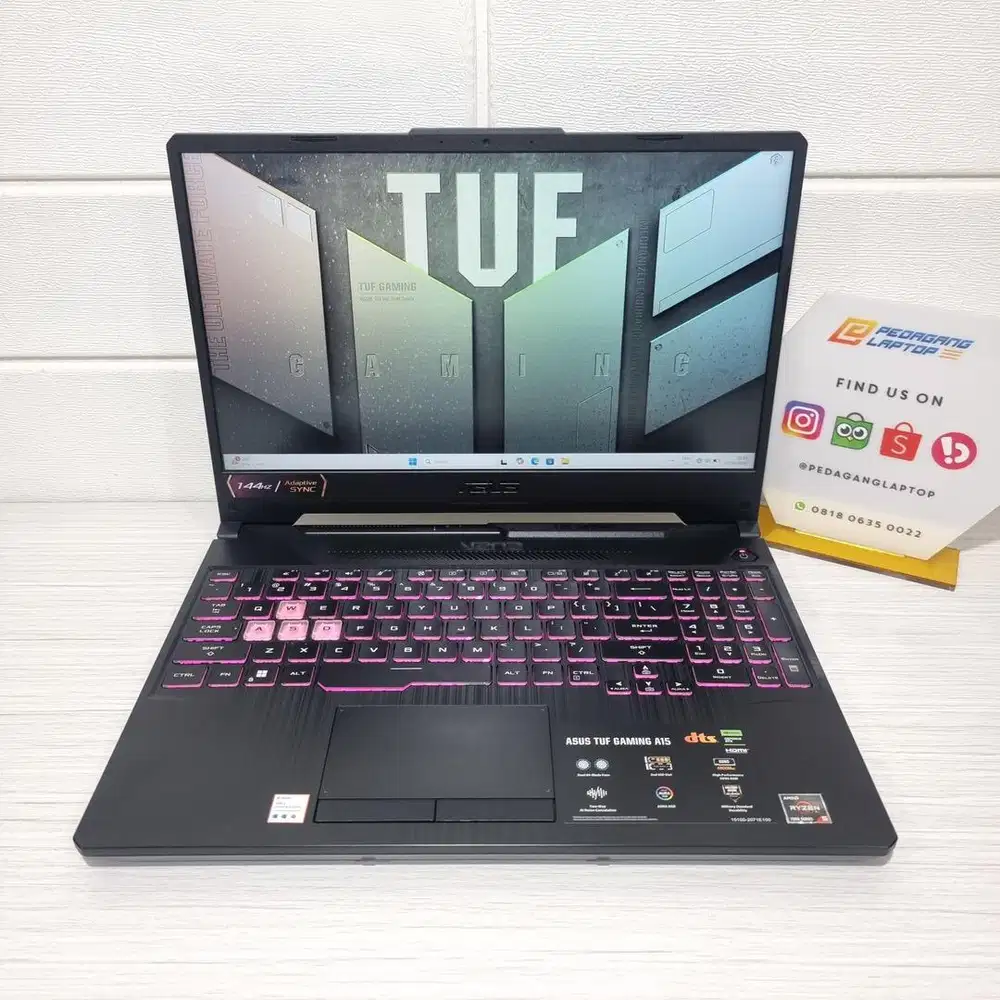 Laptop Asus Tuf Gaming A15 FA506NC RYZEN 5-7535HS 16/512GB RTX 3050