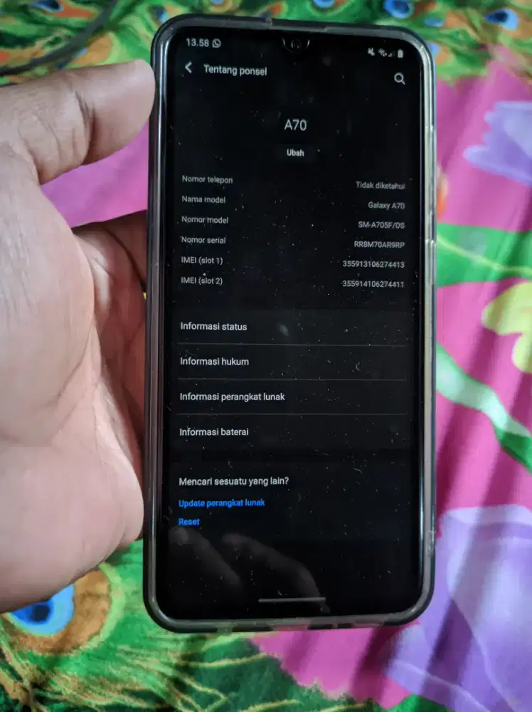 Hp Samsung galaxy a70